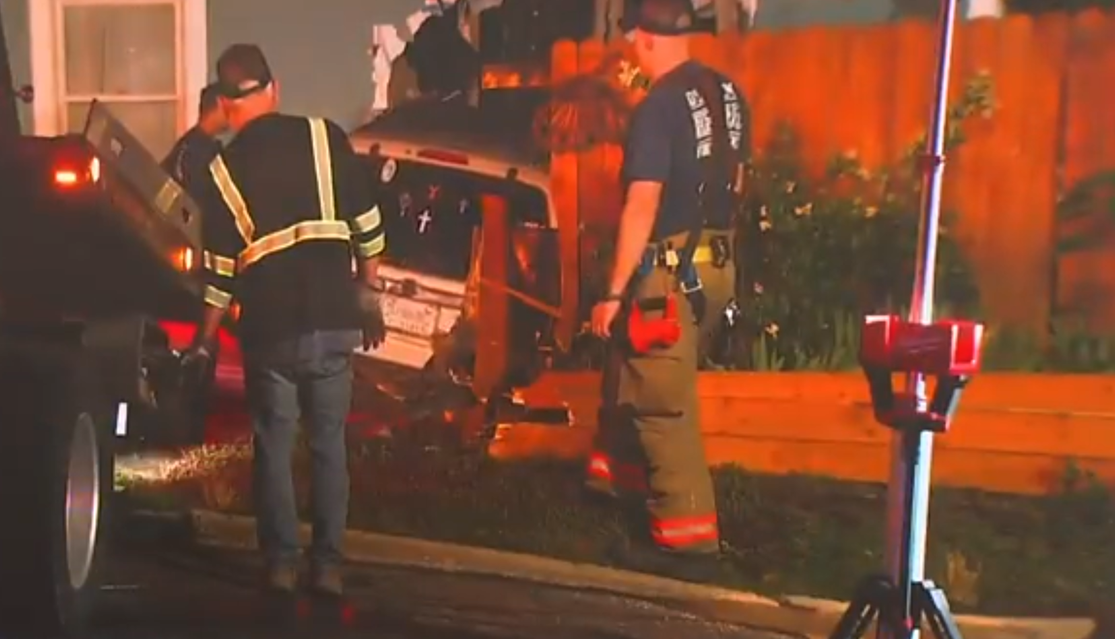 couple rebuilding after car crashes into home