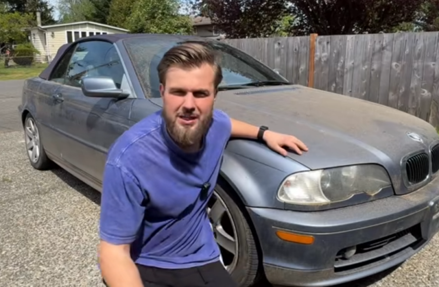 man buys cheap bmw