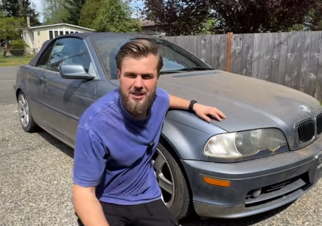 man buys cheap bmw