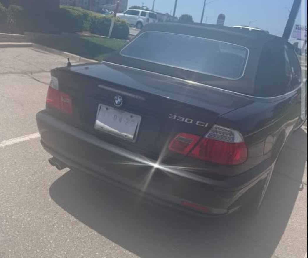 bmw with four-year-old registration