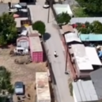 e-bike captured on drone during chase