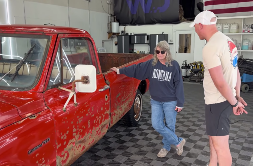 Woman Thought They Were Stealing Her C10 Truck… Instead She Got A Surprise