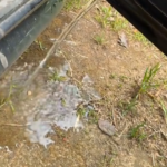woman notices toyota door leaks