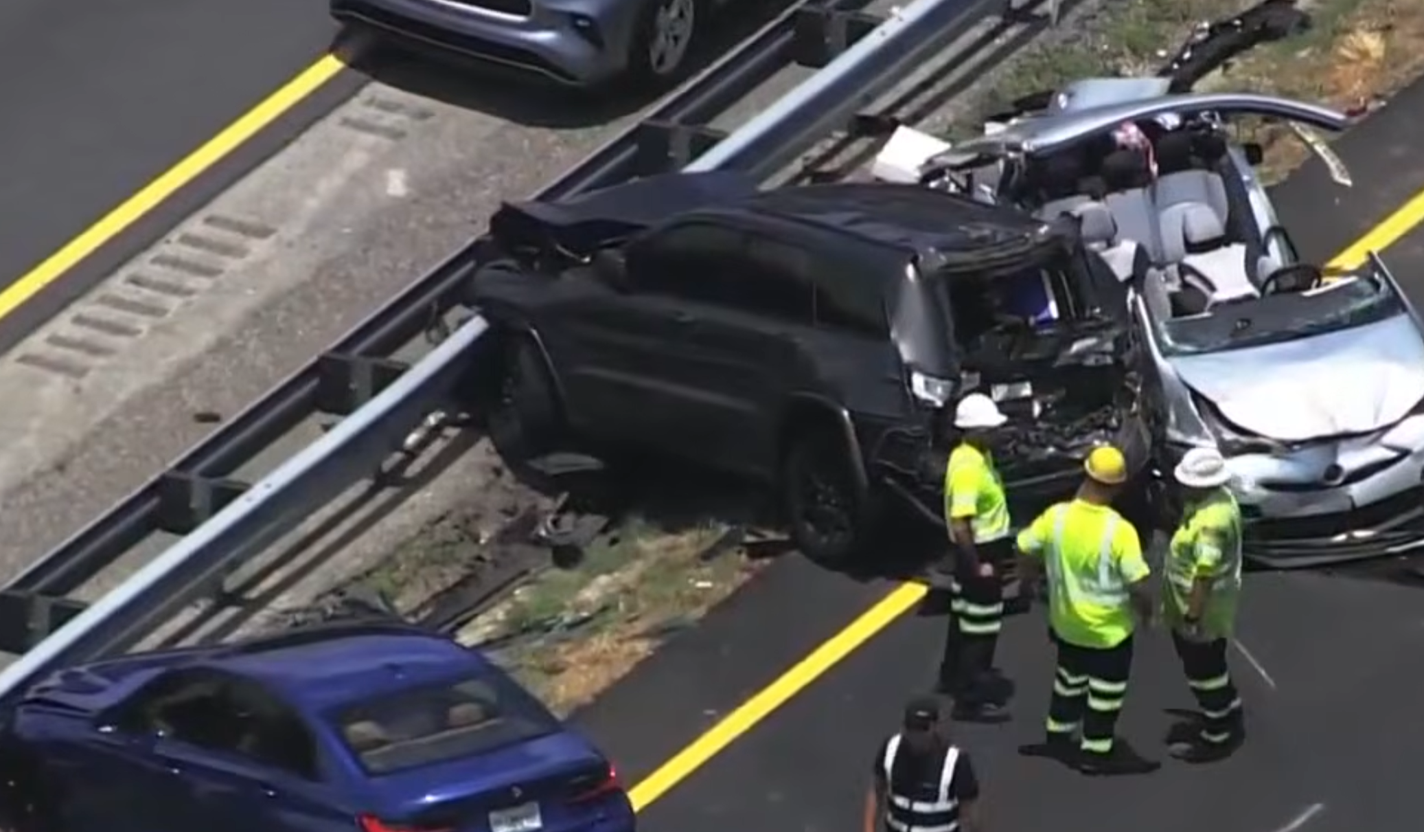 four car crash in florida