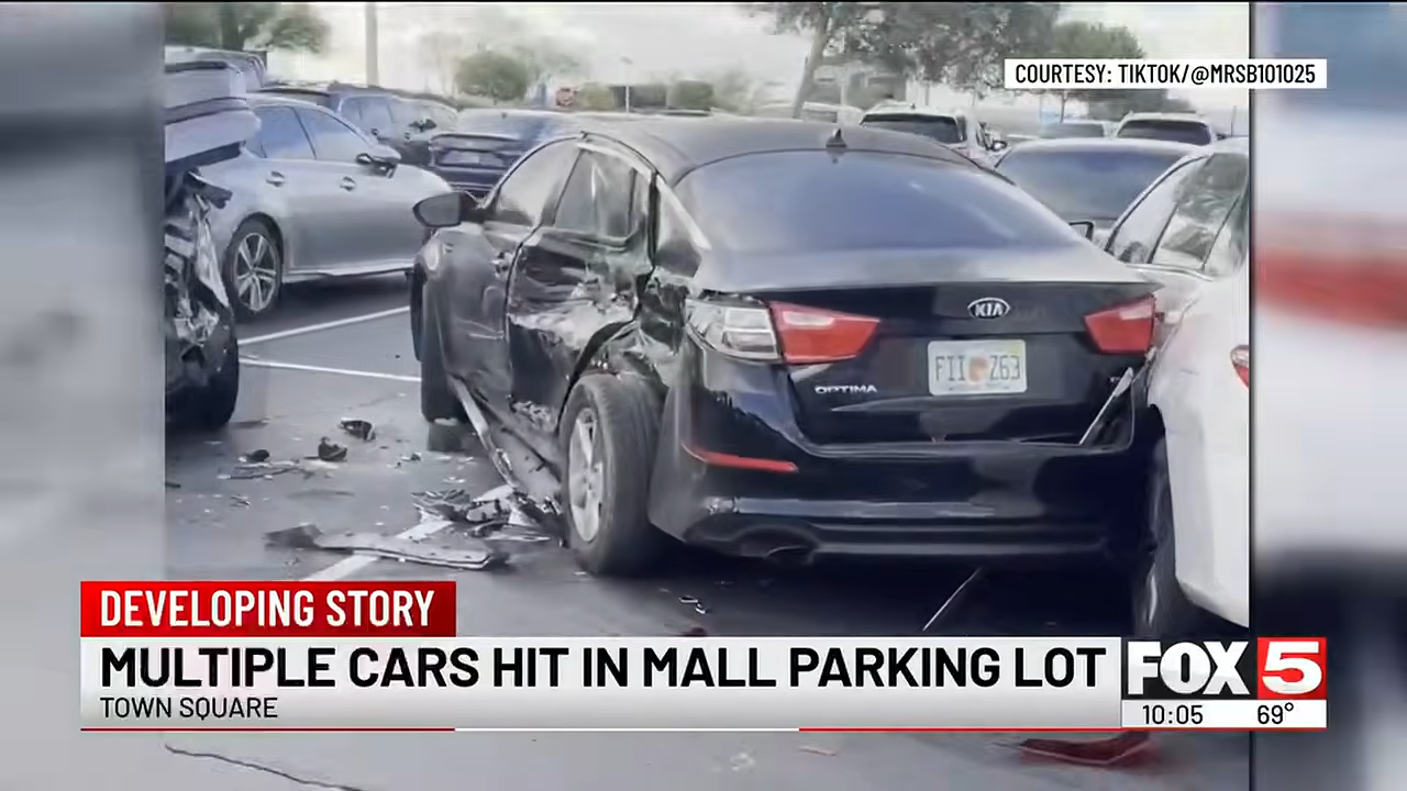 DUI suspected impaired driver hits multiple cars