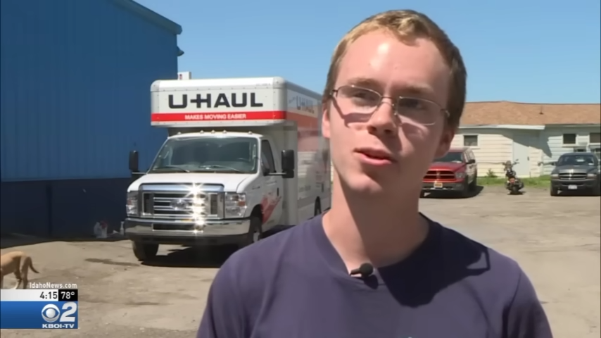 u-haul trailer returned 14 years later