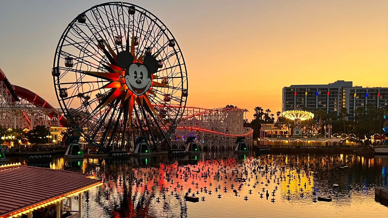 Ferris wheel at Disney California Adventure in Anaheim, California