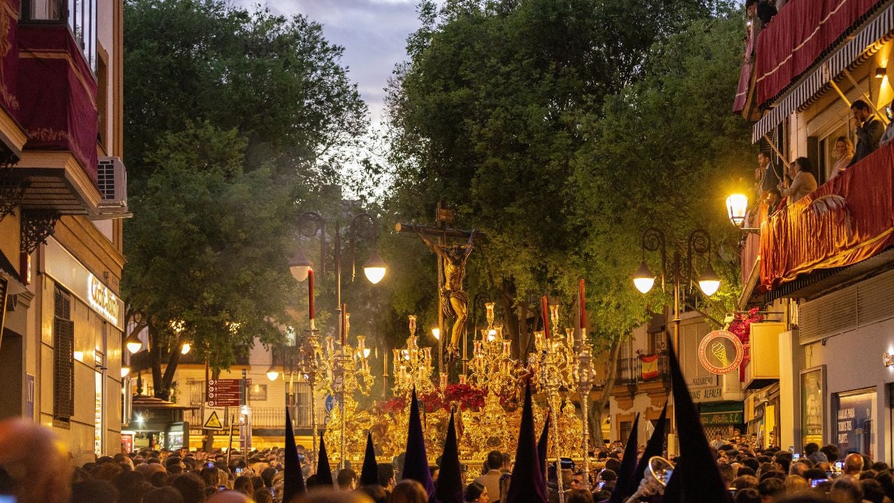 Holy Week procession in Seville, Spain