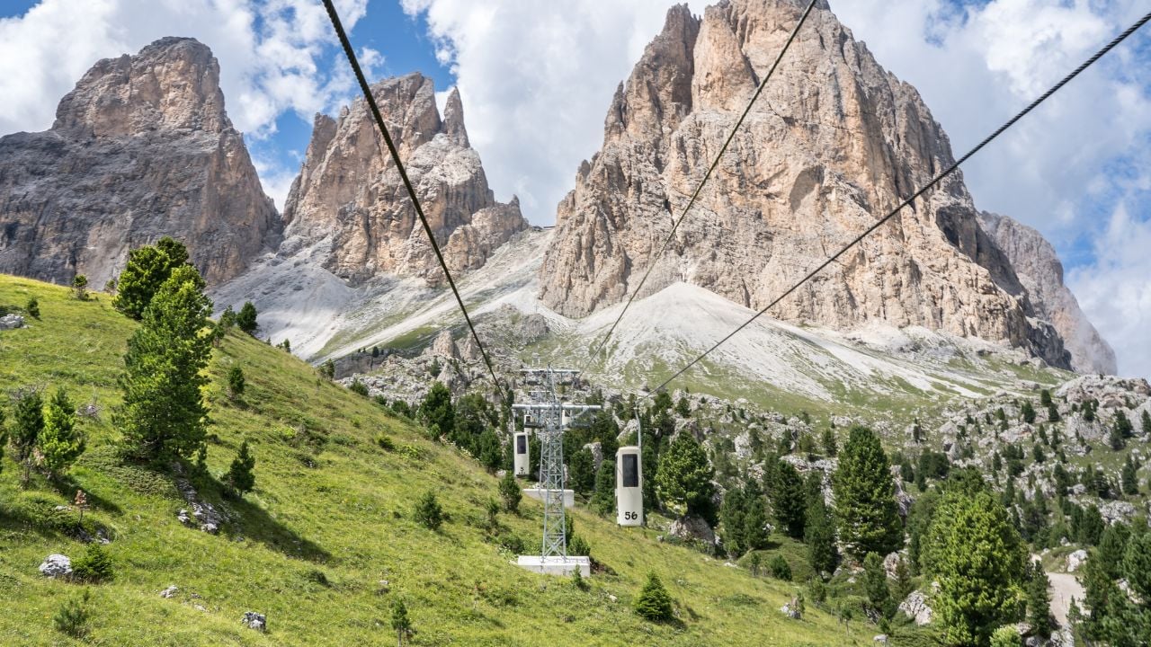 Alpe di Siusi in South Tyrol, Italy
