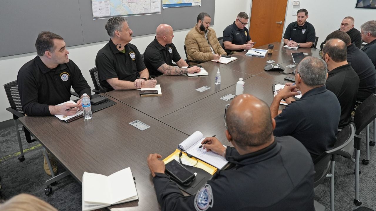 U.S. Customs and Border Protection at the Emergency Operations Center