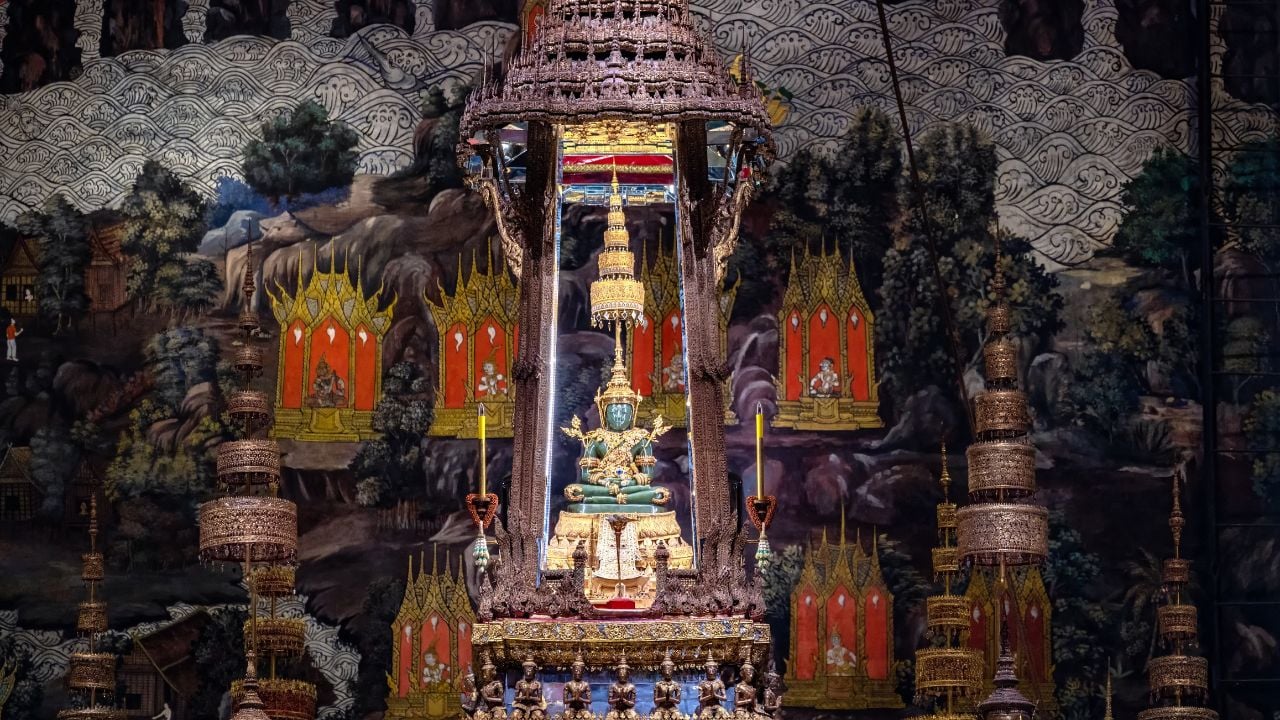 Temple of the Emerald Buddha in Bangkok, Thailand