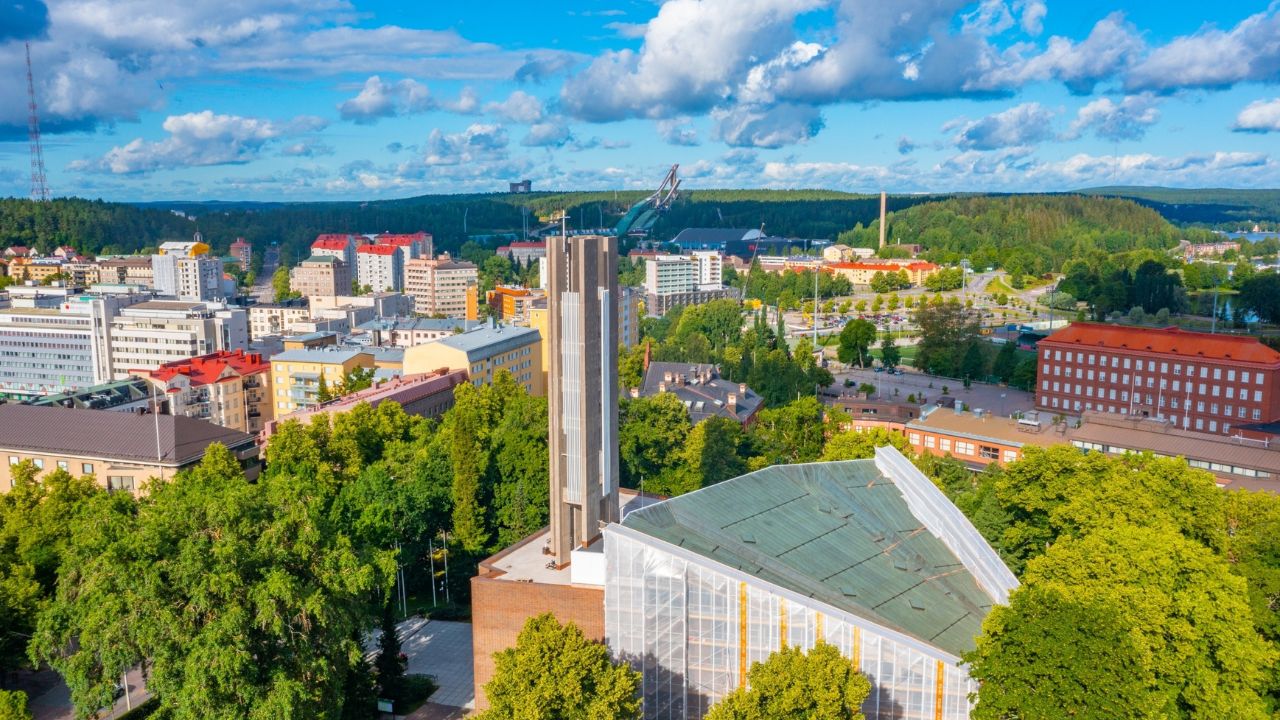 Ristinkirkko Church in Lahti, Finland