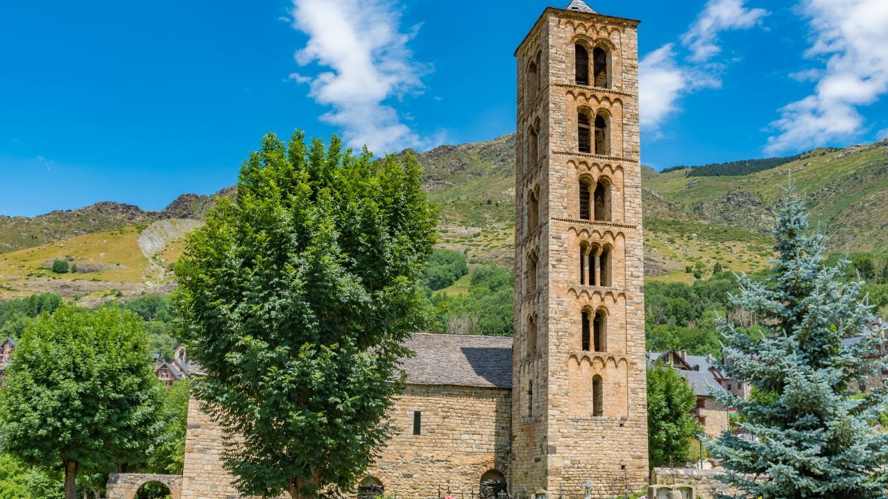 Church of Sant Climent de Taüll in Vall de Boí, Spain