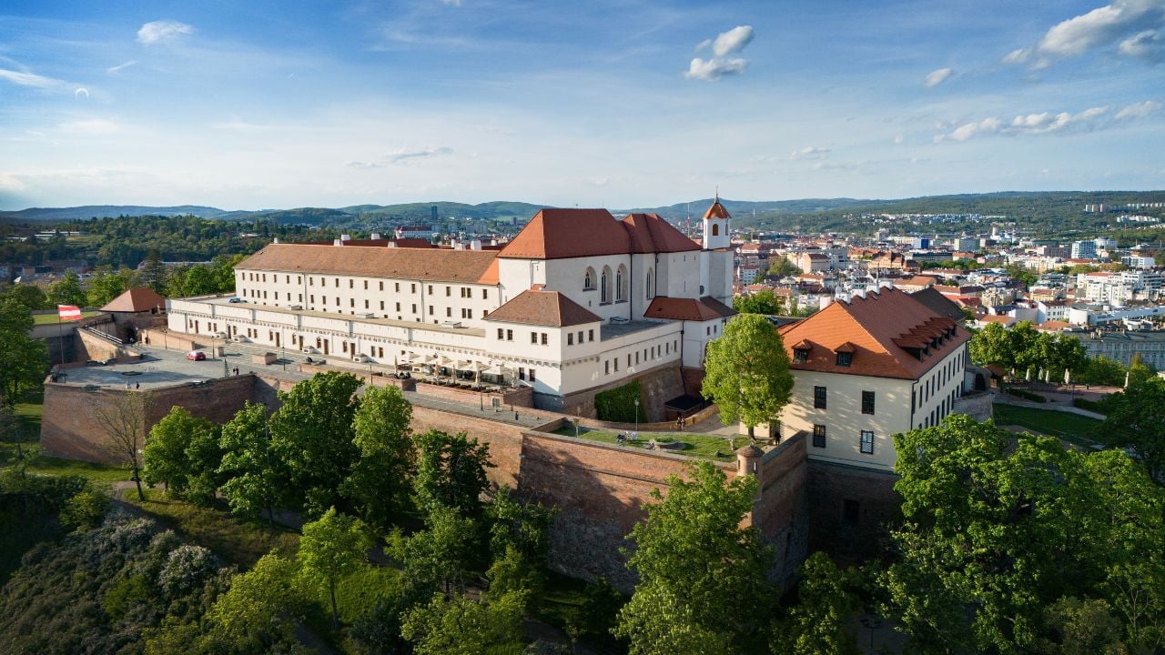 Špilberk Castle in Brno, Czechia