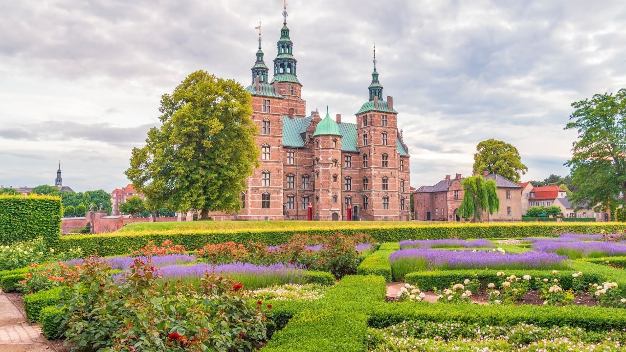 Rosenborg Castle and The King's Garden in Copenhagen, Denmark