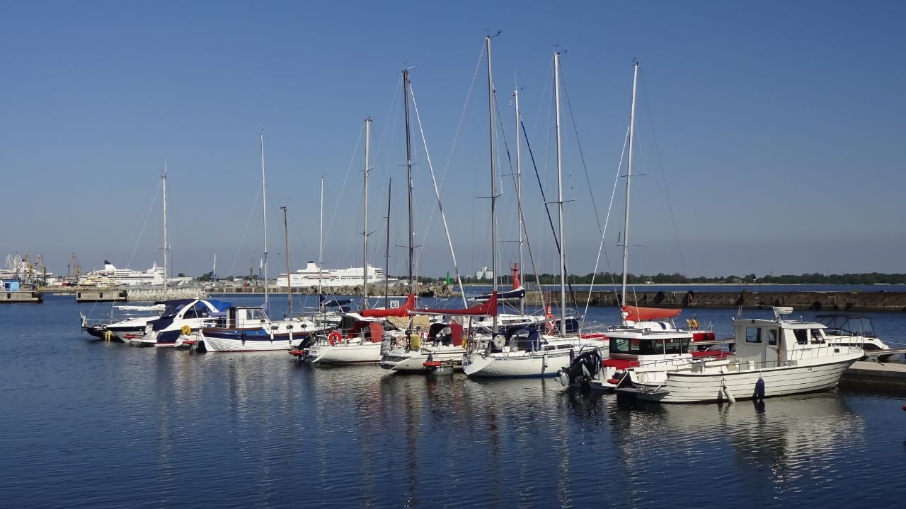 Seaplane Harbour area in Tallinn, Estonia.
