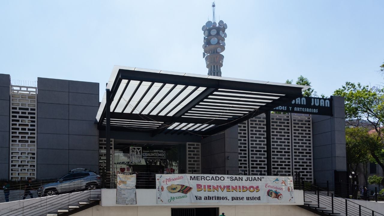 Mexico City, CDMX, Mexico, 4th of February 2023, Mercado de San Juan in the San Juan neighborhood of the Historic Center of Mexico City . Editorial only.