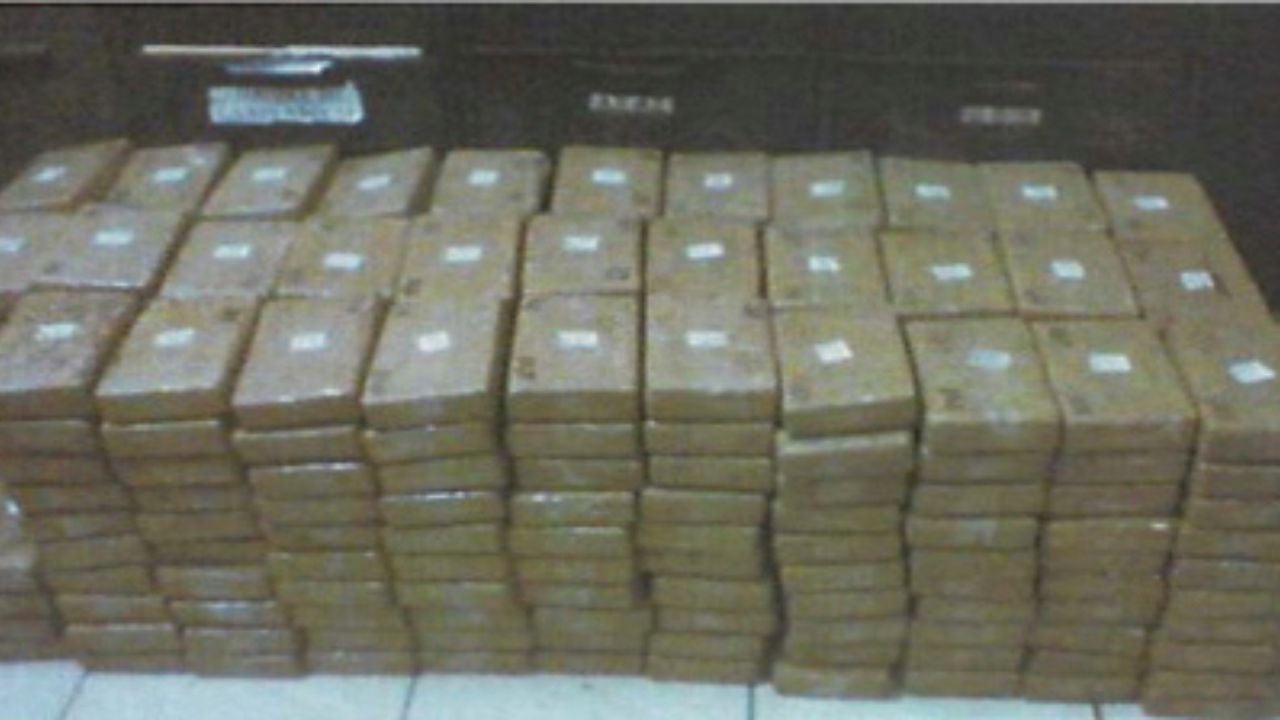 Kilograms of cocaine stashed