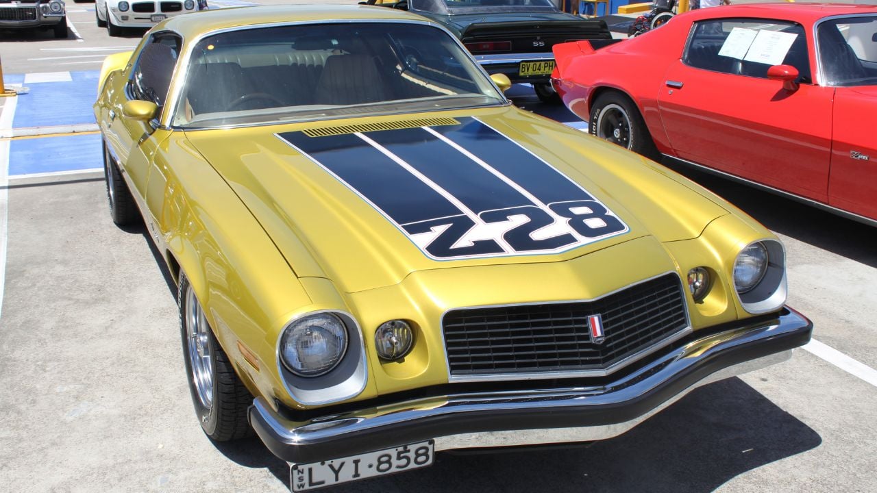 1974 Chevrolet Camaro Z28 American Car Show, Castle Hill, NSW 2015