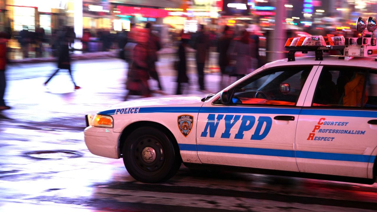 New York City police car