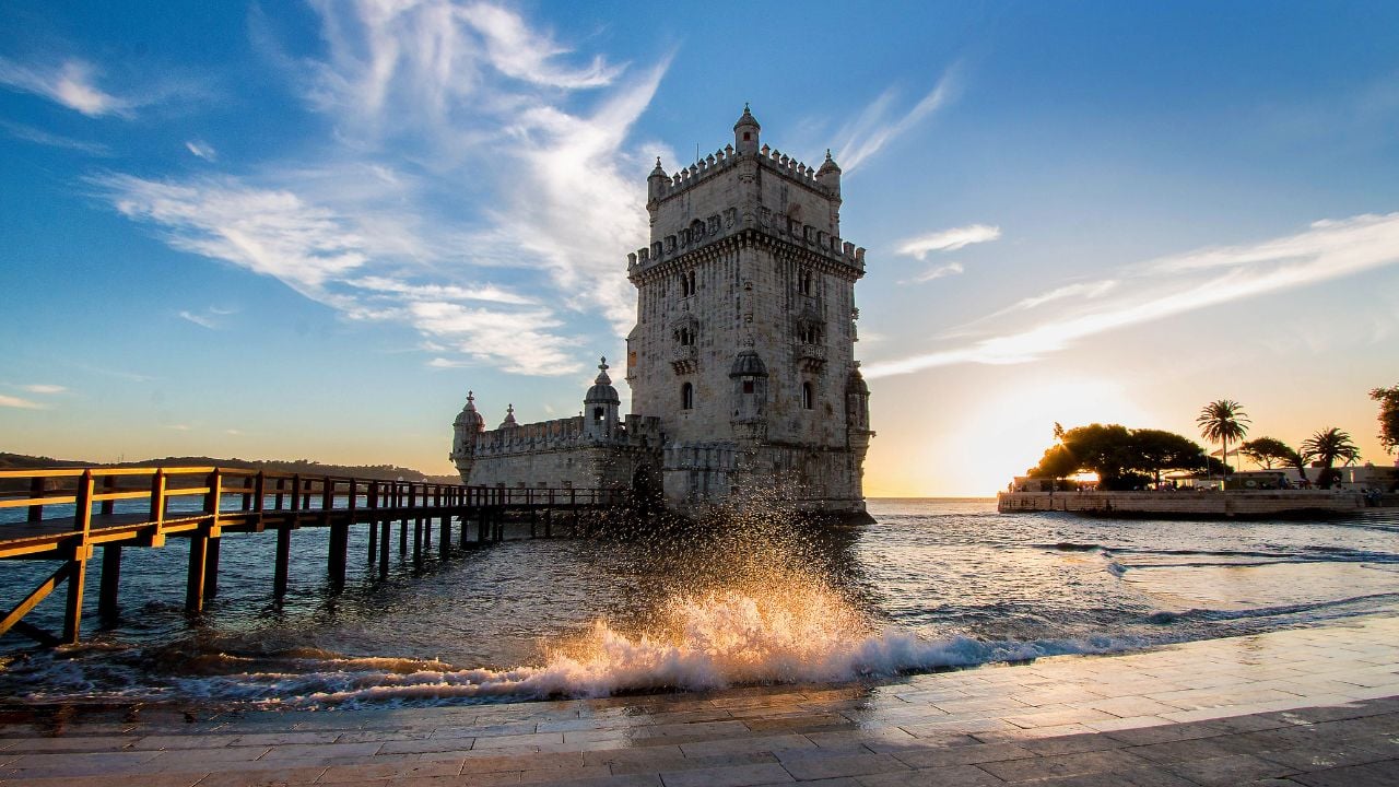 Torre de Belem/Belem Tower, Lisboa, Portugal - one of the most famous attractions of Portugal