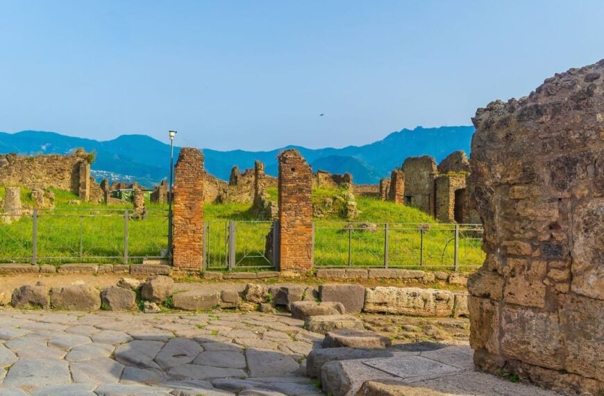 Archaeological Park of Pompeii, UNESCO World Heritage Sites near Naples city, Italy