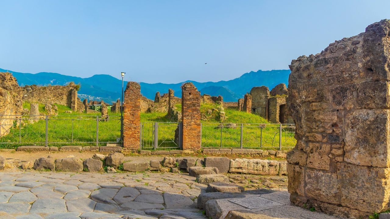 Archaeological Park of Pompeii, UNESCO World Heritage Sites near Naples city, Italy