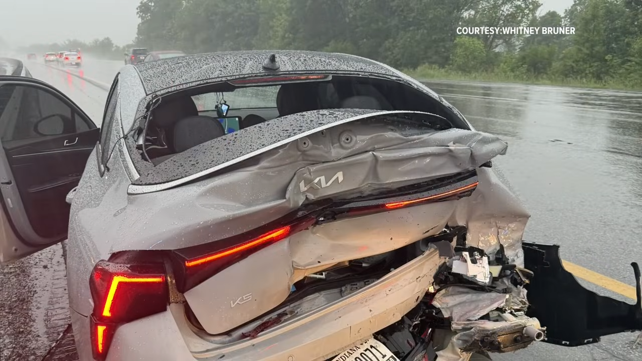 woman looking for driver hit and run