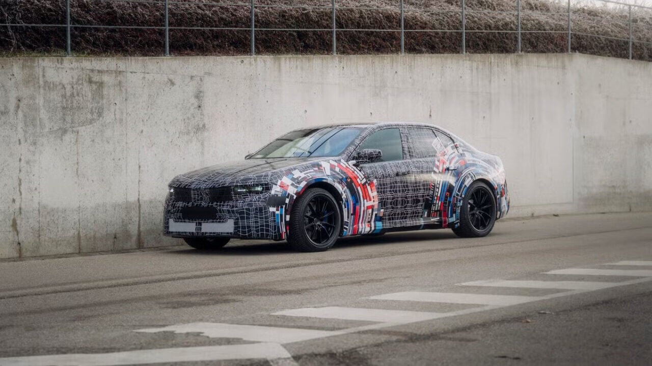 Electric BMW M3.