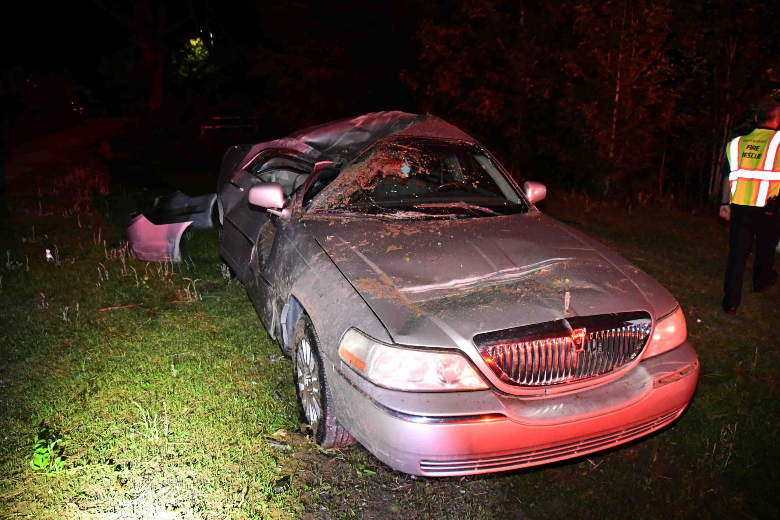 car pulled from lake