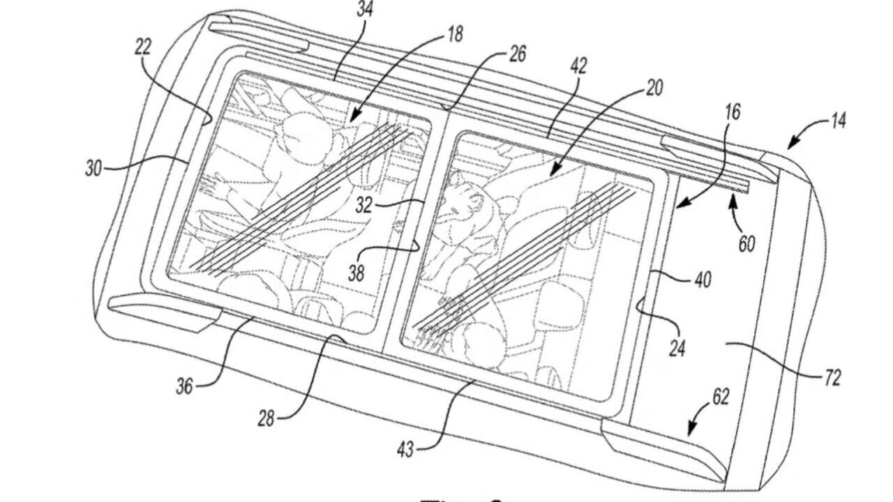 Bronco roof patent