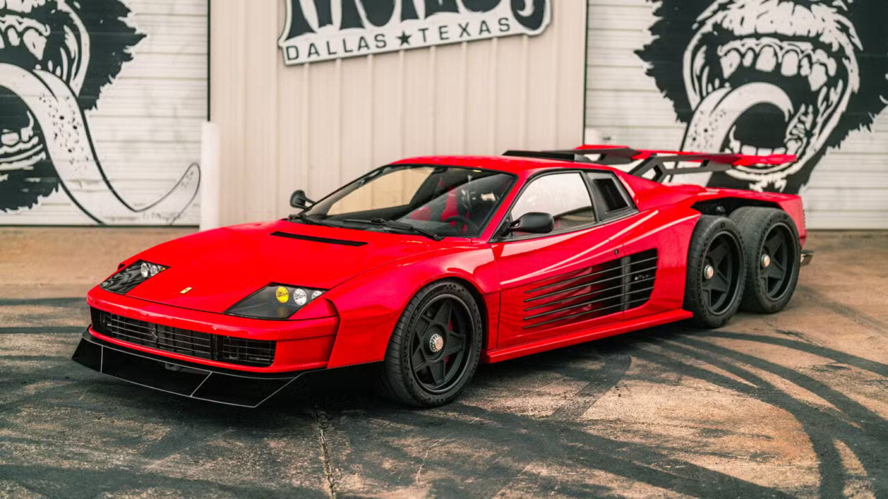 Gas Monkey 6-wheel ferrari.