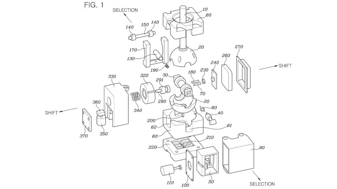 Hyundai manual electric shifter.