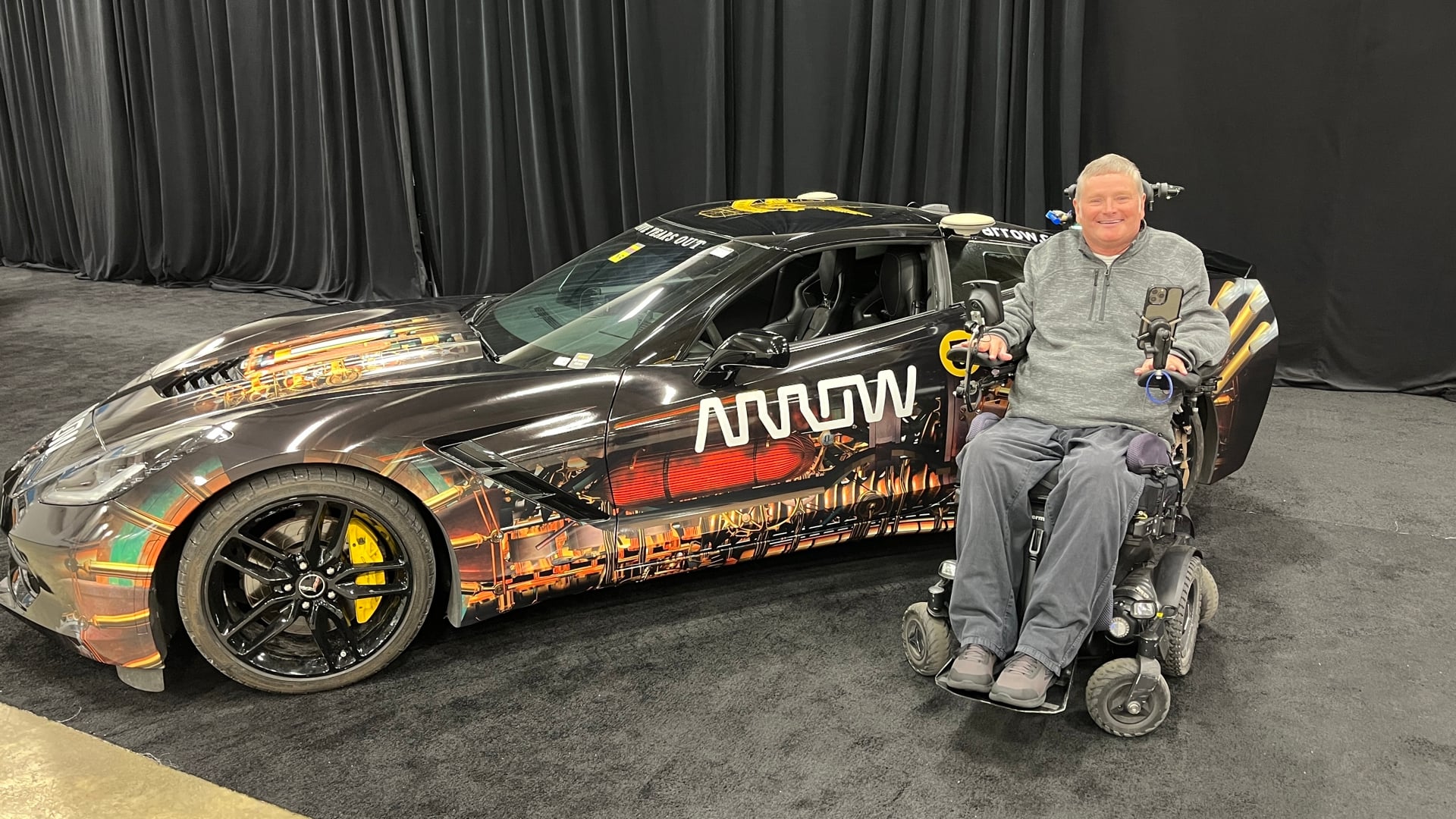 sam schmidt and corvette up for auction