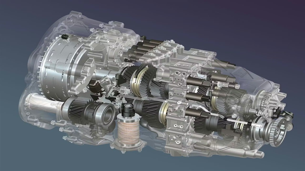 Twin clutch gearbox