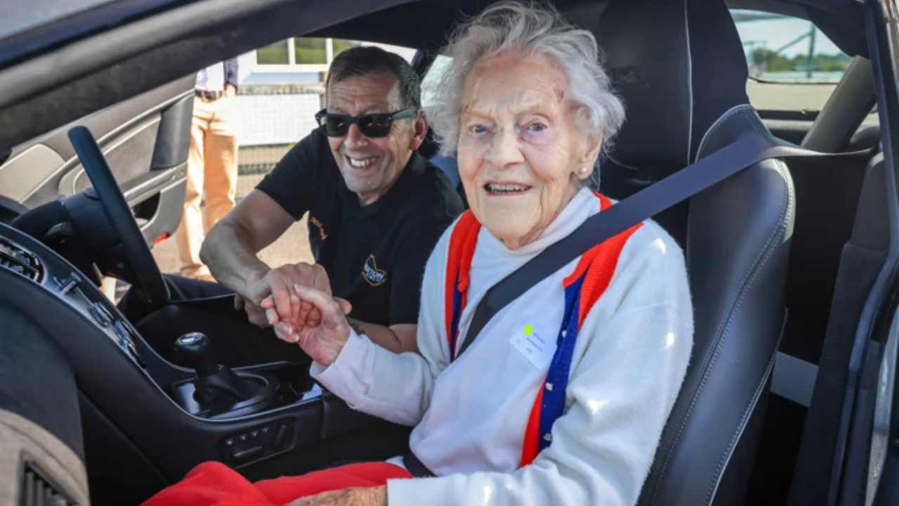 98-Year-Old Thrill Seeker Hits 130mph at Thruxton Race Circuit