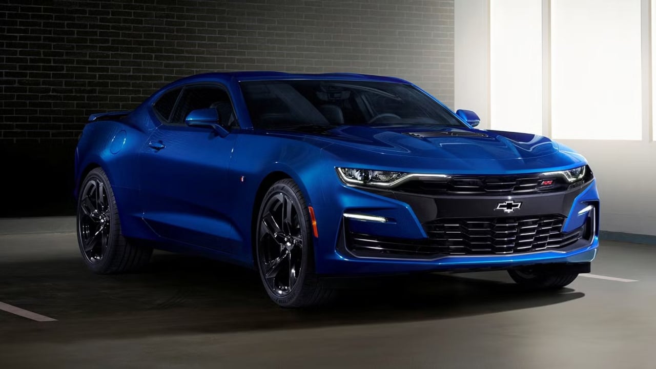 Chevy Camaro Coupe Blue