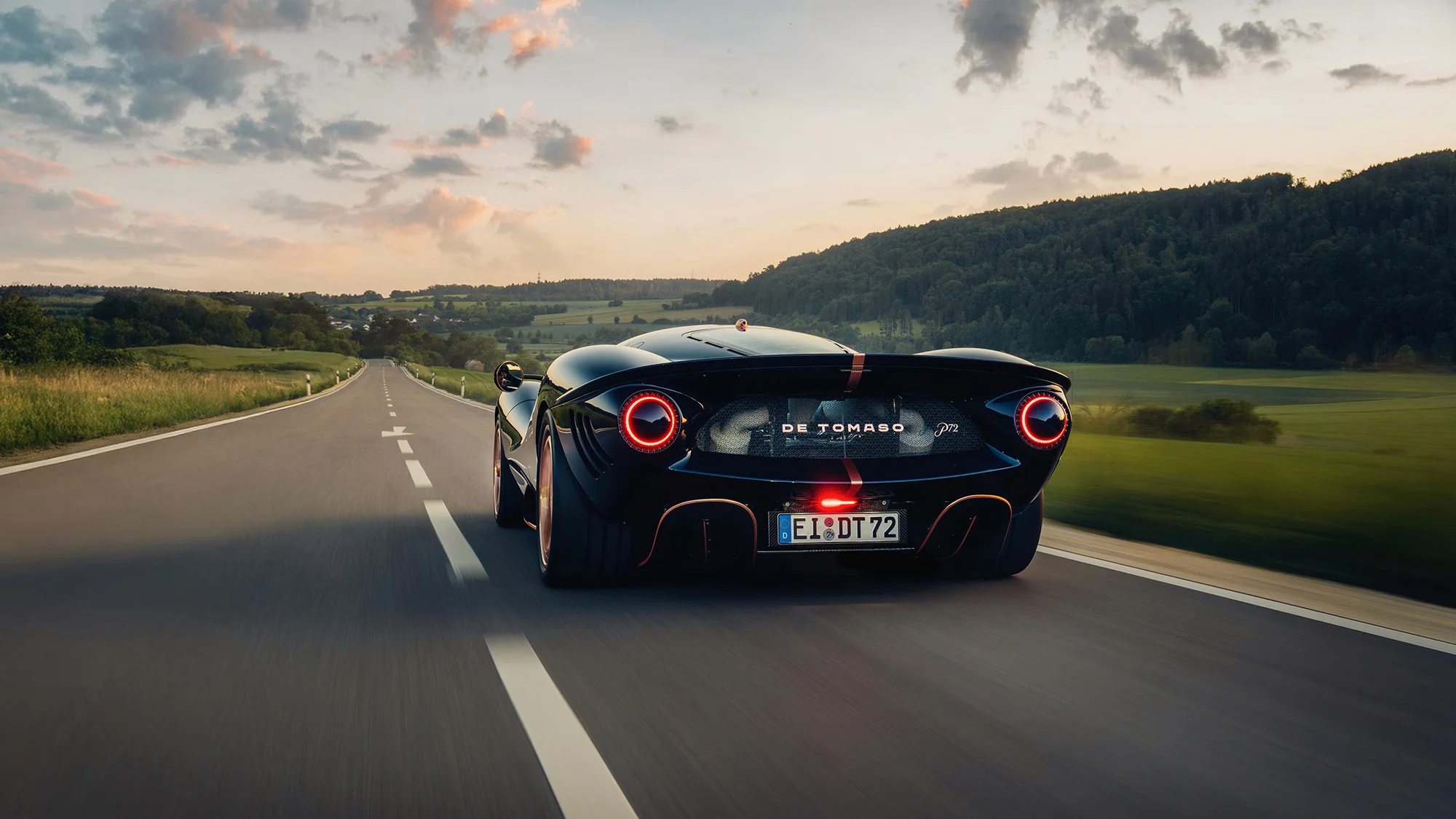 De Tomaso P72 Rear View