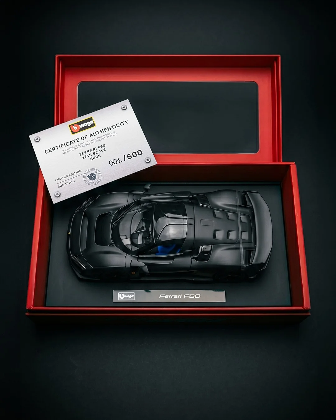 Ferrari-F80-Matte-Black-scale-model-2