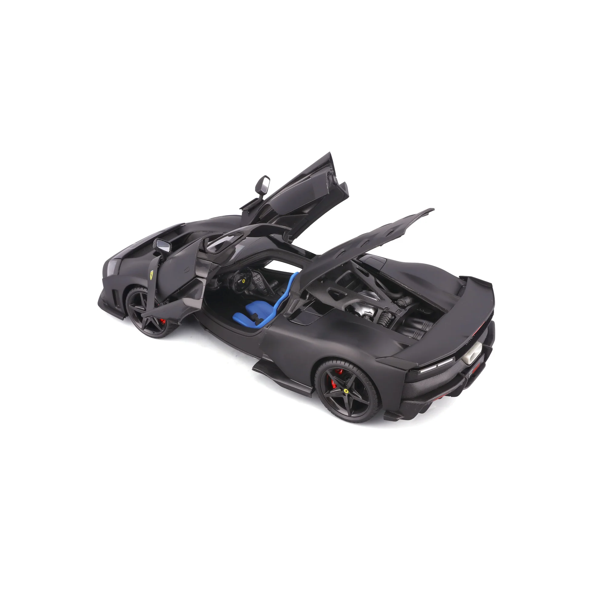 Ferrari-F80-Matte-Black-scale-model-4