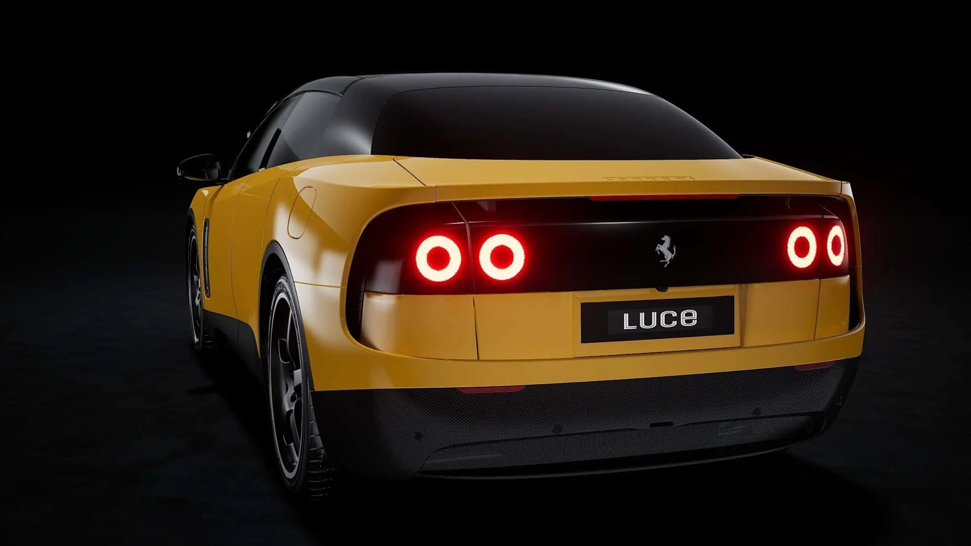 Ferrari Luce Rear Orange