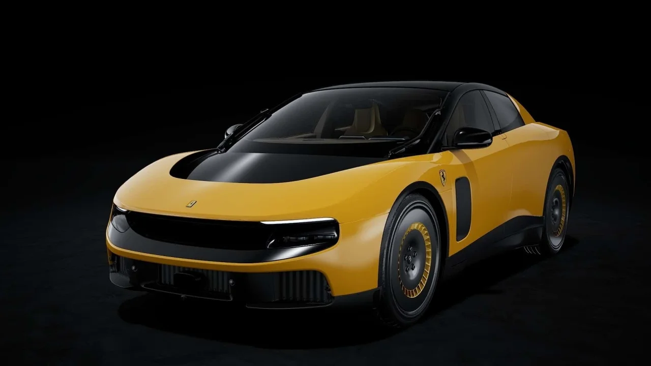 Ferrari Luce Yellow Front Quarter