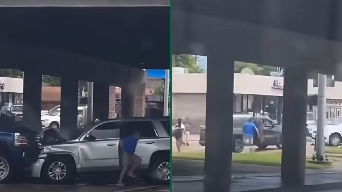 Houston Father Tries Taking Back Stolen Truck by Crashing Into It on the Street, Shots Fired