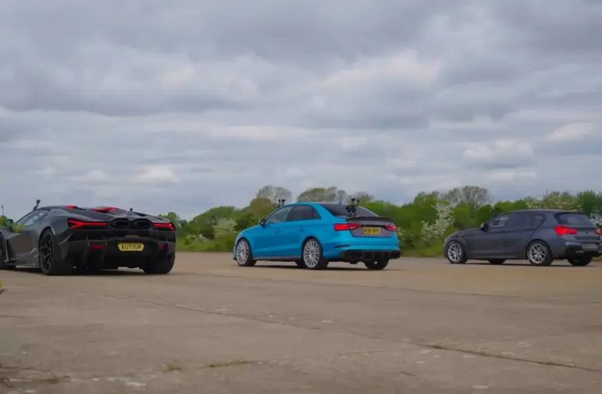 I WASN’T READY FOR THIS! Tuned M140i v Lambo DRAG RACE