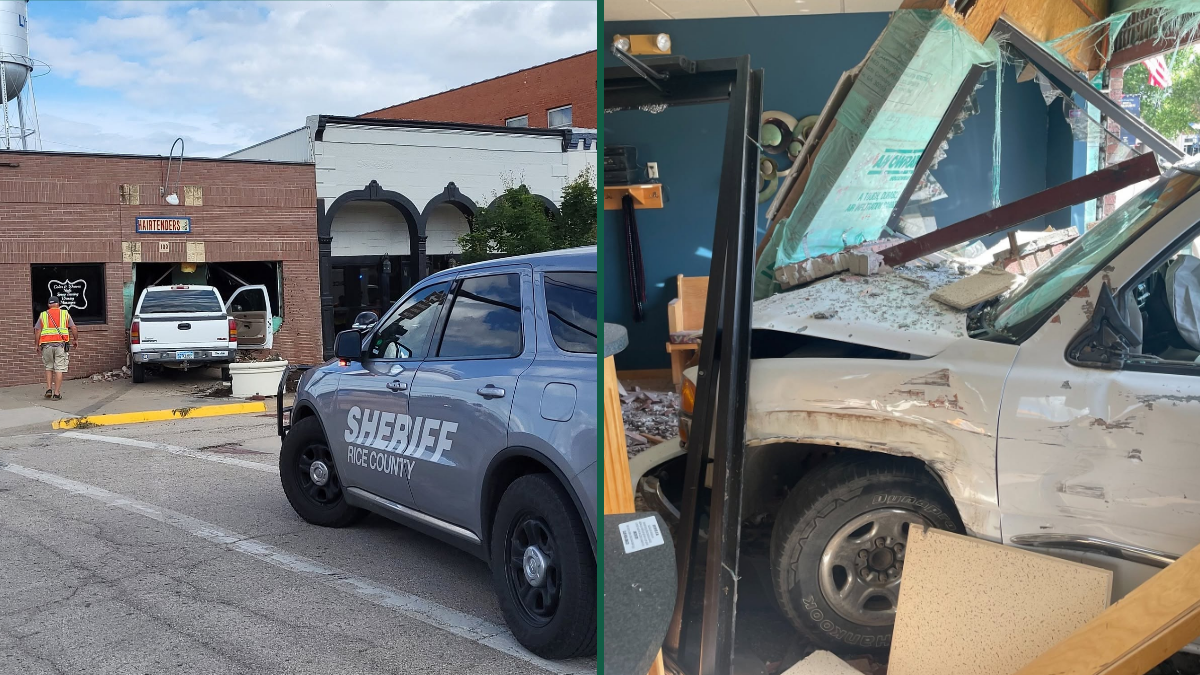 Kansas Barber Shop Turns Drive-Thru After High-Speed Crash Sends Car Into Building