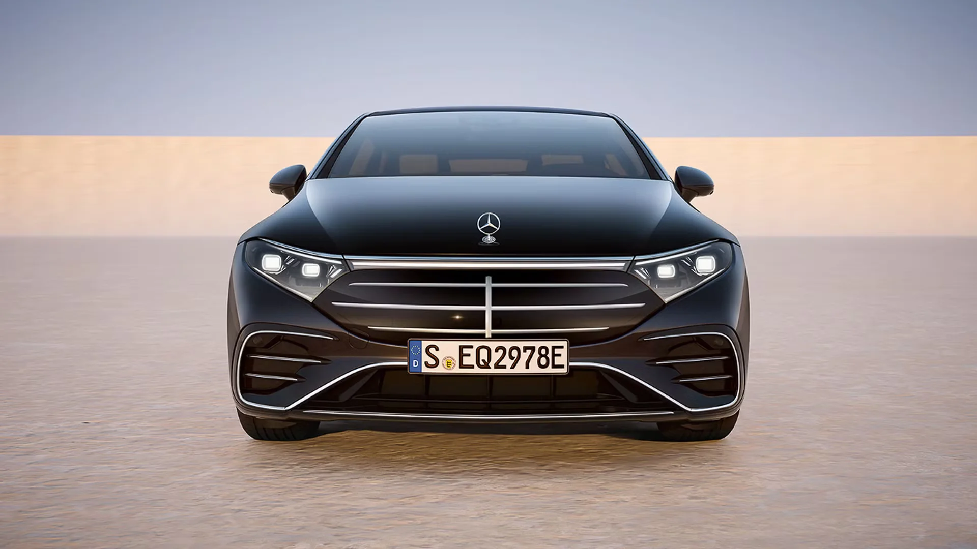 Mercedes EQS Front View