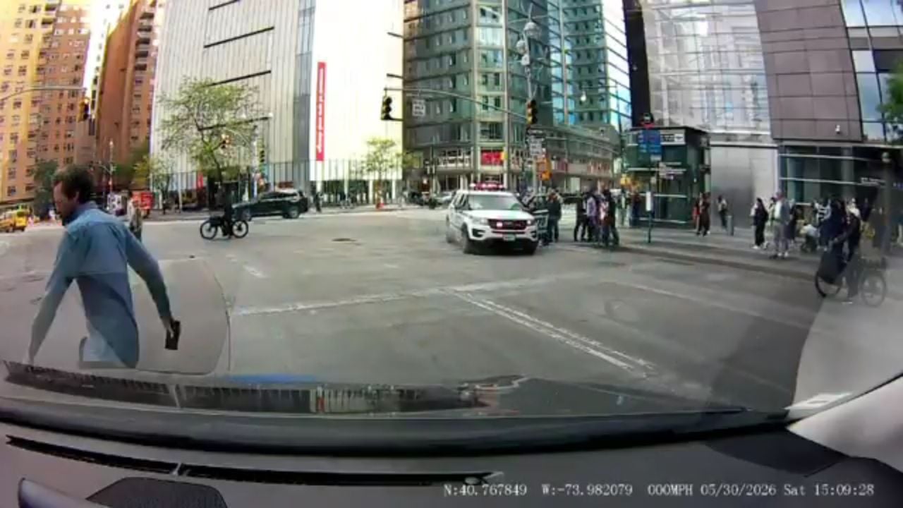 Video shows pedestrian hit by NYPD SUV with lights and sirens on.