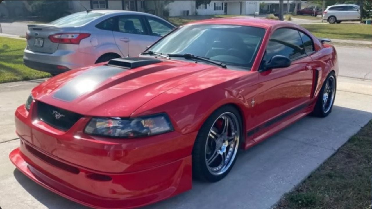 Owner buys back wrecked Mustang after mechanic crashes modified Mach 1.
