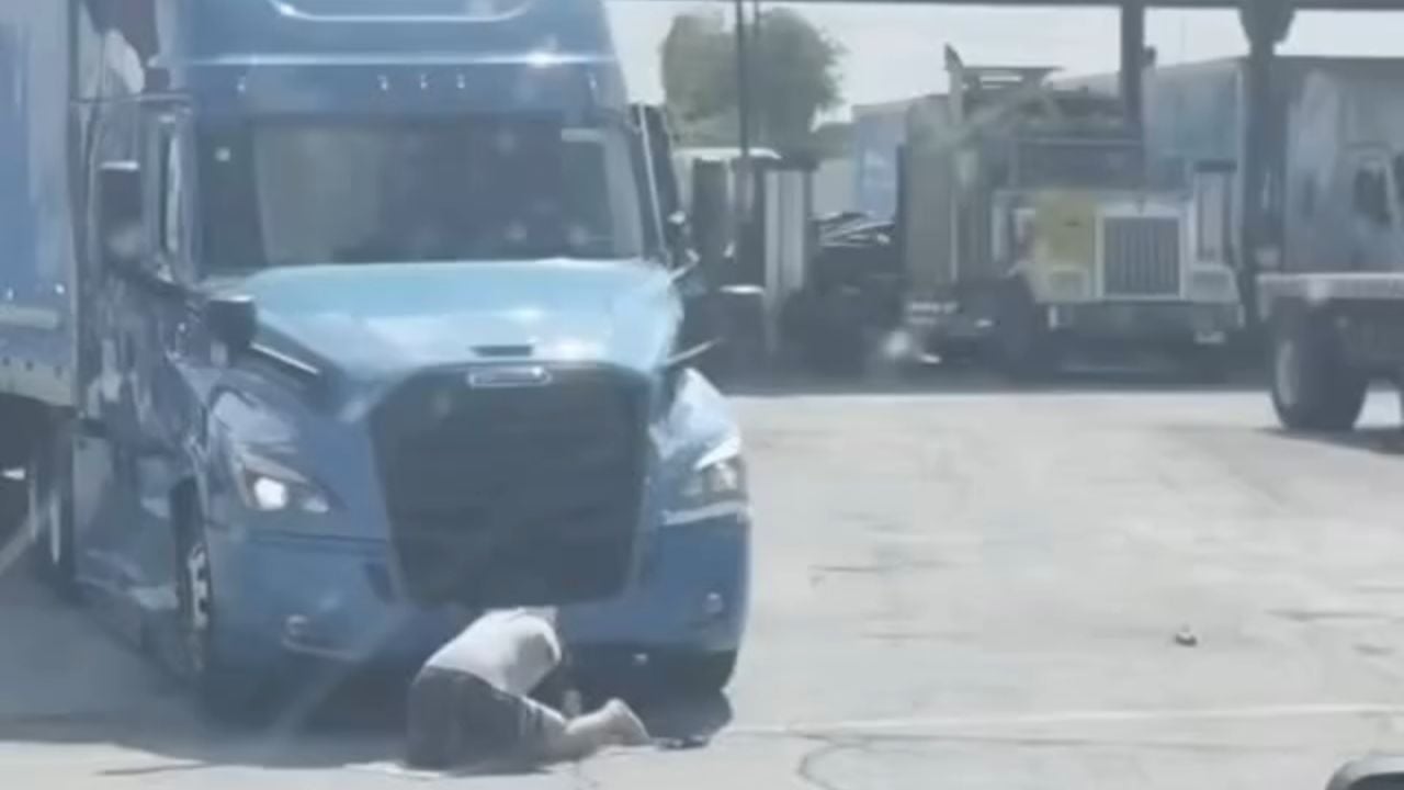 The truck stop moment that has everyone talking.