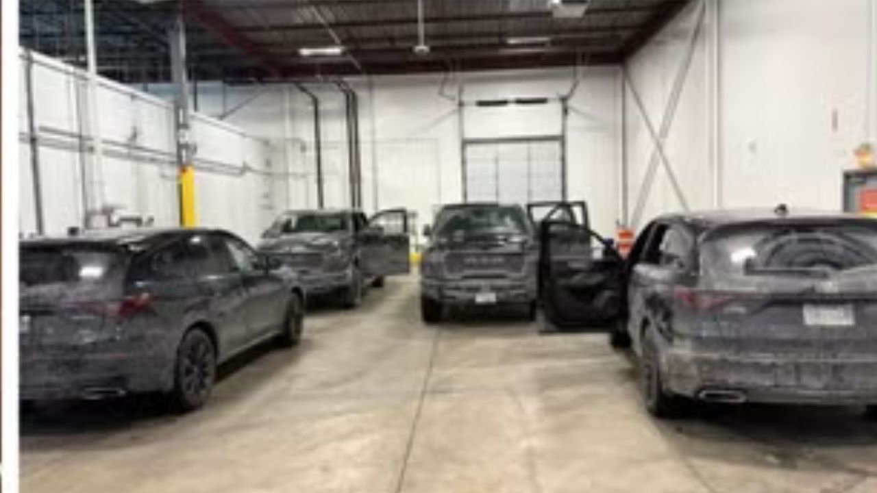 Canadian police recover 40 stolen vehicles after tracking shipments to multiple countries.